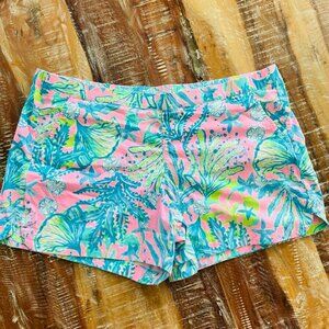 Ocean View Shorts Mandevilla Baby Hip Nautic XL Lilly Pulitzer